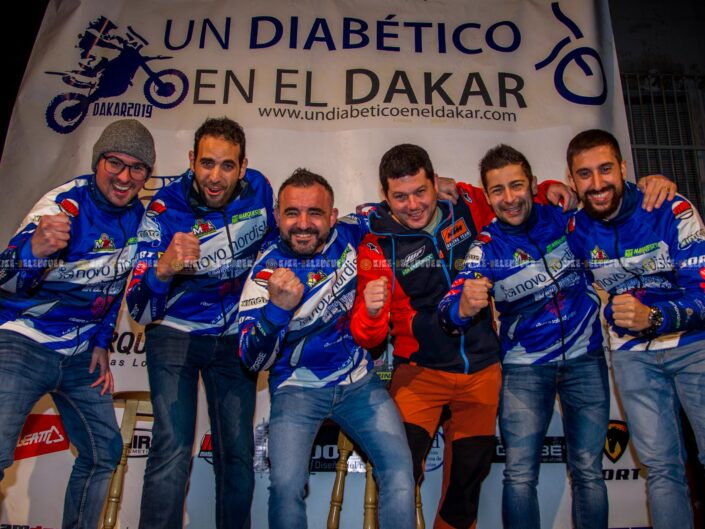 Presentacion Dani Albero Un diabetico en el Dakar 2020